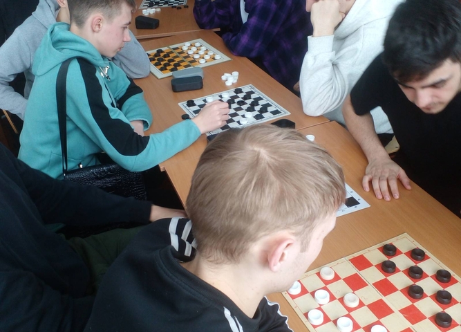 Первенство техникума по шашкам - 2023