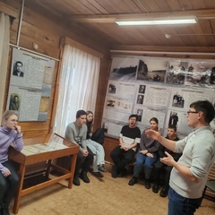 посещение выставки "история политической ссылки в братской волости"